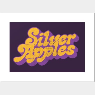 Silver Apples / Vintage Style Fan Artwork Posters and Art